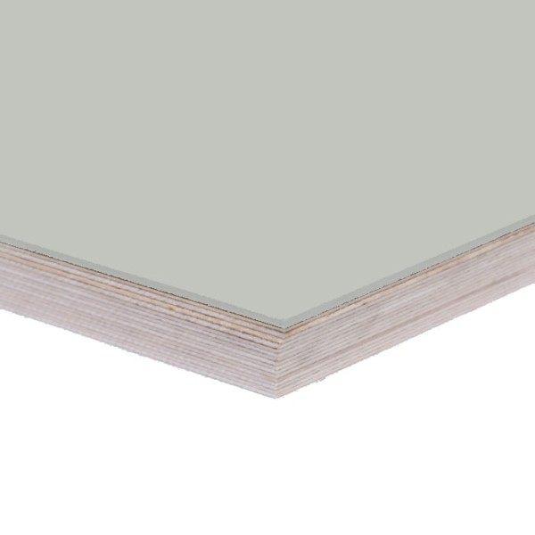 Tischplatte mit Linoleumoberfläche in Grau