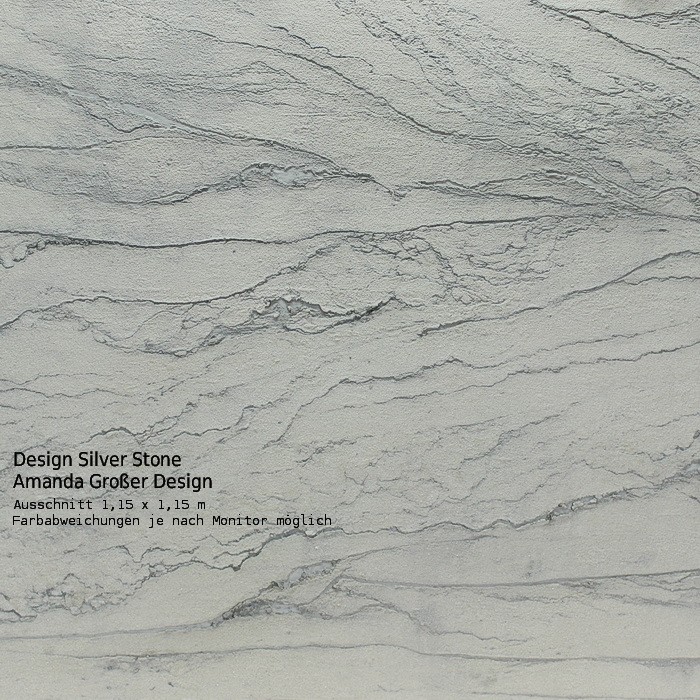 Sandstein Design Platten Silver Stone