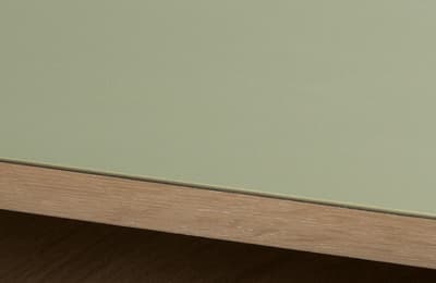 Pinnwand Linoleum grau als funktionale Wandverkleidung