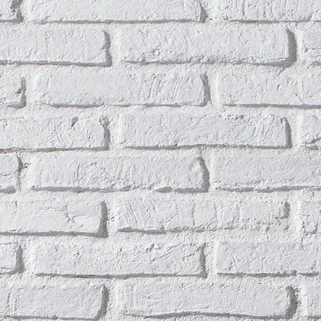 Ladrillo Rústico Blanco - Backstein 3d Paneele